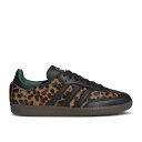 アディダス Adidas 【 Wmns Samba Og 'Cheetah Pack - Collegiate Green' Women Core Black/Collegiate Green/Cream White 】 サンバ 靴 レディース靴 スニーカー レディース コア 黒色 ブラック green 緑・グリーン クリーム