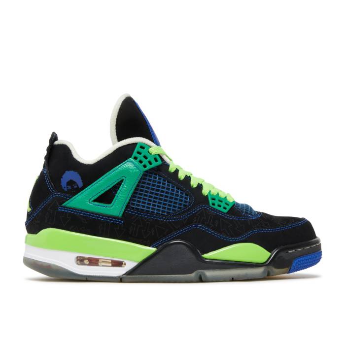 ʥ硼 Air Jordan  Jordan 4 Retro 'Doernbecher' Men Black/Old Royal/Electr...