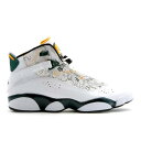 ナイキ エアジョーダン Air Jordan 【 6 Rings 'Seattle' Men White/Green-Yellow 】 リング 靴 メンズ靴 ス...