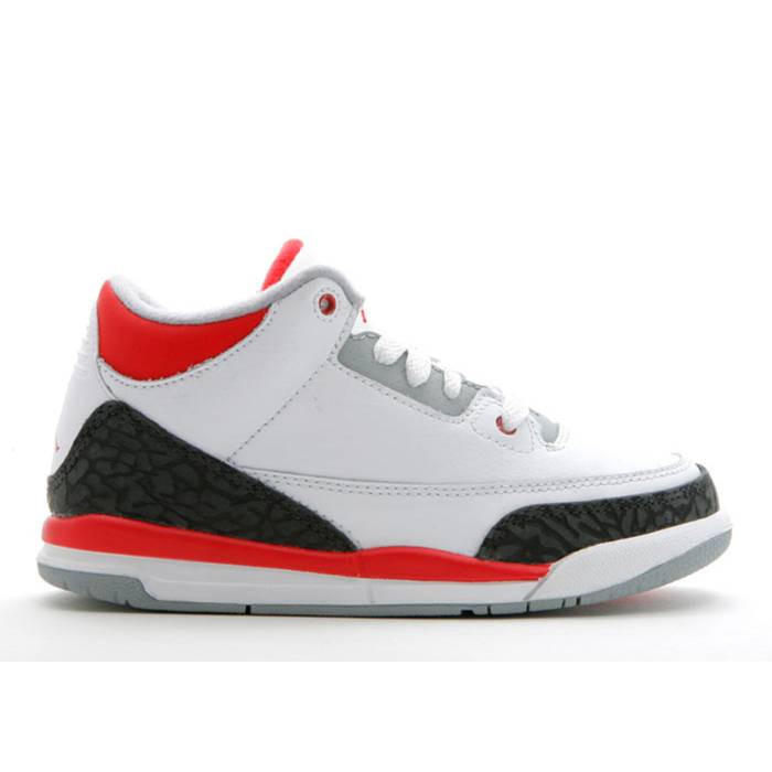 ʥ硼 Air Jordan  Jordan 3 Retro Ps 'Fire Red' Youth White/Fire...