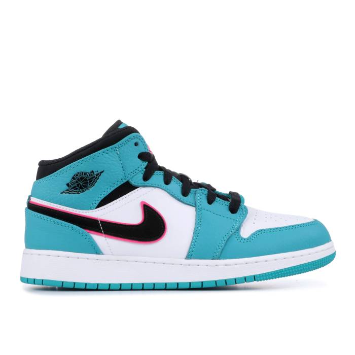 ʥ硼 Air Jordan  Jordan 1 Mid Se Gs 'South Beach' Youth Turbo ...