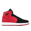 エアジョーダン Air Jordan 【 Jordan 1 Retro High Bg 'Red Black' Youth 】 レトロ ハイ キッズ ベビー マタニティ キッズファッション 靴 スニーカー ジュニア キッズ(4)