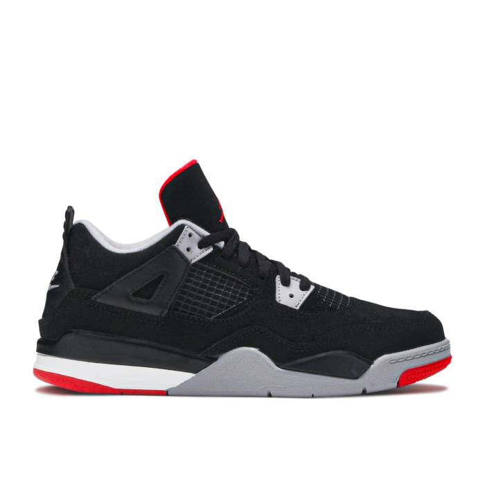ʥ硼 Air Jordan  Jordan 4 Retro Og Ps 'Bred' 2019 Youth Black/...