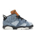 ナイキ エアジョーダン Air Jordan 【 Jordan 6 Retro Td 'Washed Denim' Infant Washed Denim/Sa...