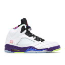 ナイキ エアジョーダン Air Jordan 【 Jordan 5 Retro 'Alternate Bel-Air' Men White/Court Purp...