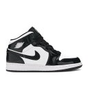 ナイキ エアジョーダン Air Jordan 【 Jordan 1 Mid Se Gs 'All Star 2021' Youth Black/White/Black 】 ミッド キッズ ベビー マタニティ キッズファッション 靴 スニーカー ジュニア キッズ 黒色 ブラック 白色(4)
