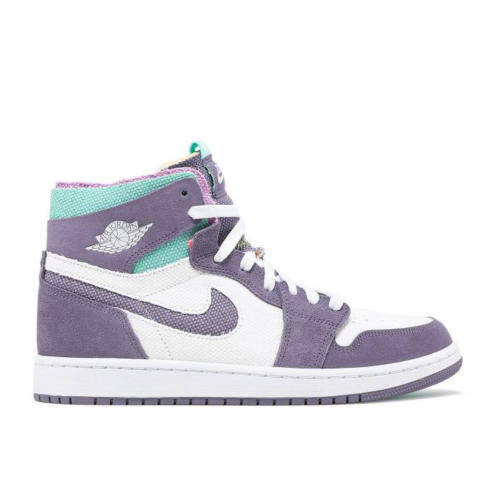楽天スニケスナイキ　エアジョーダン Air Jordan 【 Jordan 1 High Zoom Comfort 'Tropical Twist' Men White/Daybreak/Tropical Twist 】 ハイ ズーム 靴 メンズ靴 スニーカー メンズ 白色 ホワイト
