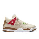 ナイキ エアジョーダン Air Jordan 【 Jordan 4 Retro Ps 'Wild Things' Youth Sail/University R...