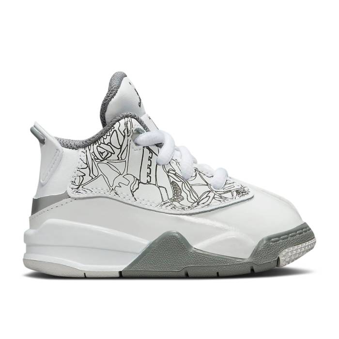 ʥ硼 Air Jordan  Jordan Dub Zero Td 'White Cool Grey' Infant W...