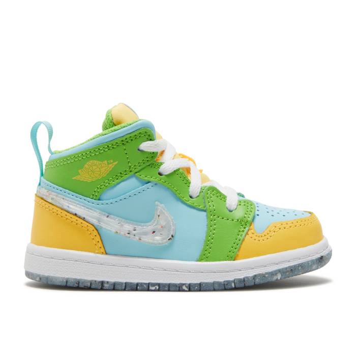 ʥ硼 Air Jordan  Jordan 1 Mid Se Td 'Recycled Grind' Infant Gl...