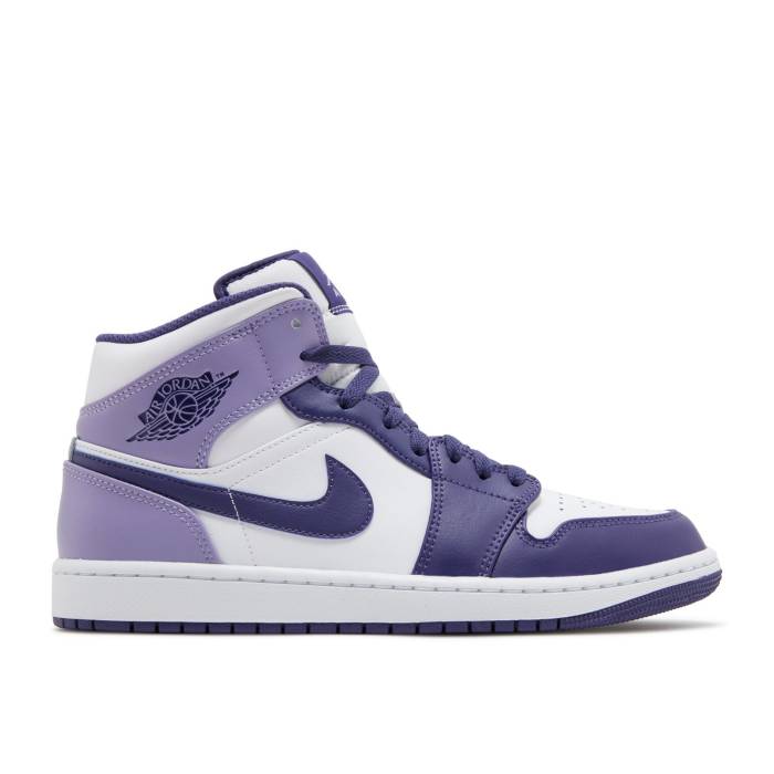 ナイキ　エアジョーダン Air Jordan 【 Jordan 1 Mid 'Sky J Purple' Men Sky J Purple/Sky J Purple/White/Sky J Light Purple 】 ミッド 靴 メンズ靴 スニーカー メンズ スカイ Purple 紫・パープル 白色 ホワイト
