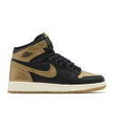 ナイキ エアジョーダン Air Jordan 【 Jordan 1 Retro High Og Gs 'Black Metallic Gold' Youth B...