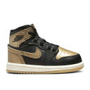 ナイキ エアジョーダン Air Jordan 【 Jordan 1 Retro High Og Td 'Black Metallic Gold' Infant ...
