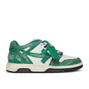 オフホワイト Off-White 【 Out Of Office Vintage Leather 'White Green' Men White/Green 】 vintage ビンテージ・ヴィンテージ レザー 靴 メンズ靴 スニーカー メンズ 白色 ホワイト green 緑・グリーン(4)
