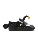 ヴァンズ Vans 【 Slip-On V Toddler 'Angler Fish' Infant Black/True White 】 slip-on スリッポン ベビー 赤ちゃん用 キッズ ベビー マタニティ ベビーファッション 靴 スニーカー ベビー 黒色 ブラック 白色