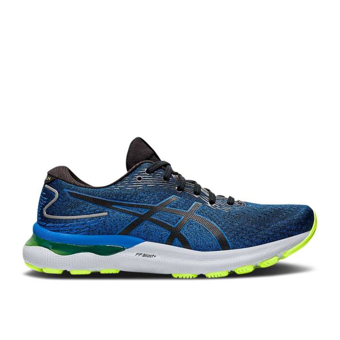 アシックス Asics 【 Gel Nimbus 24 'Lake Drive' Men Black/Lake Drive 】 靴 メンズ靴 スニーカー メンズ 黒色 ブラック