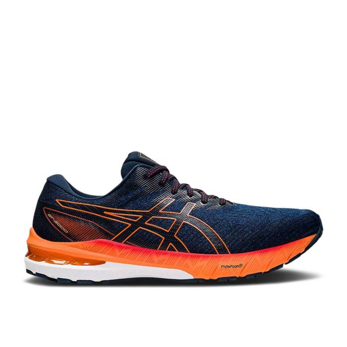 アシックス Asics 【 Gt 2000 10 4E Wide 'Mako Blue Shocking Orange' Men Mako Blue/Shock...