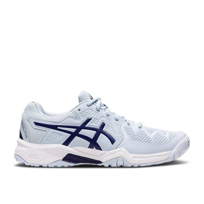 アシックス Asics 【 Gel Resolution 8 Gs 'Soft Sky Dive Blue' Youth Soft Sky/Dive Blue 】 スカイ キッズ ベビー マタニティ キッズファッション 靴 スニーカー ジュニア キッズ スカイ 青色 ブルー