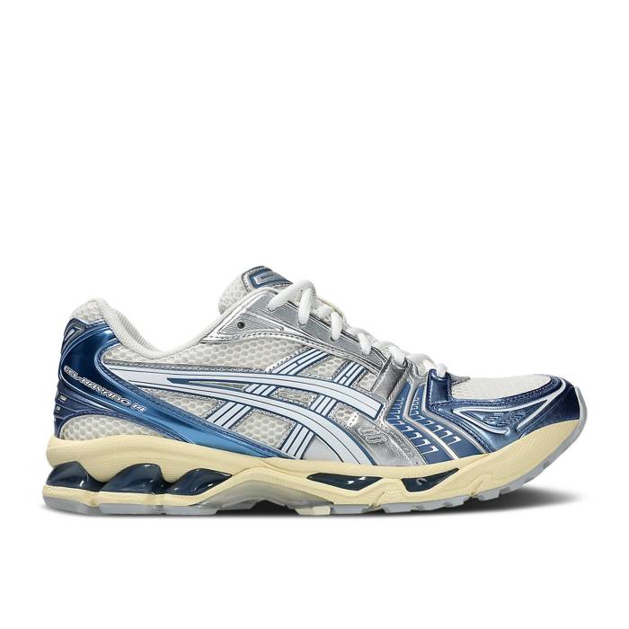 アシックス Asics 【 Gel Kayano 14 'Cream Denim Blue' Men Cream/Denim Blue 】 デニム 靴 メンズ靴 スニーカー メンズ クリーム デニム 青色 ブルー