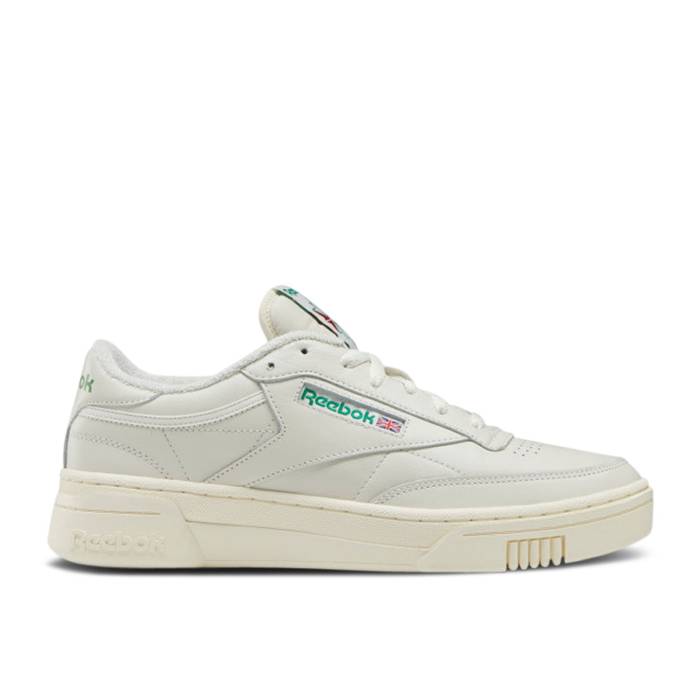 リーボック Reebok 【 Club C Stacked 'Classic White' Men Chalk/Classic White/Glen Green 】 クラブ 靴 メンズ靴 スニーカー メンズ クラシック 白色 ホワイト green 緑・グリーン