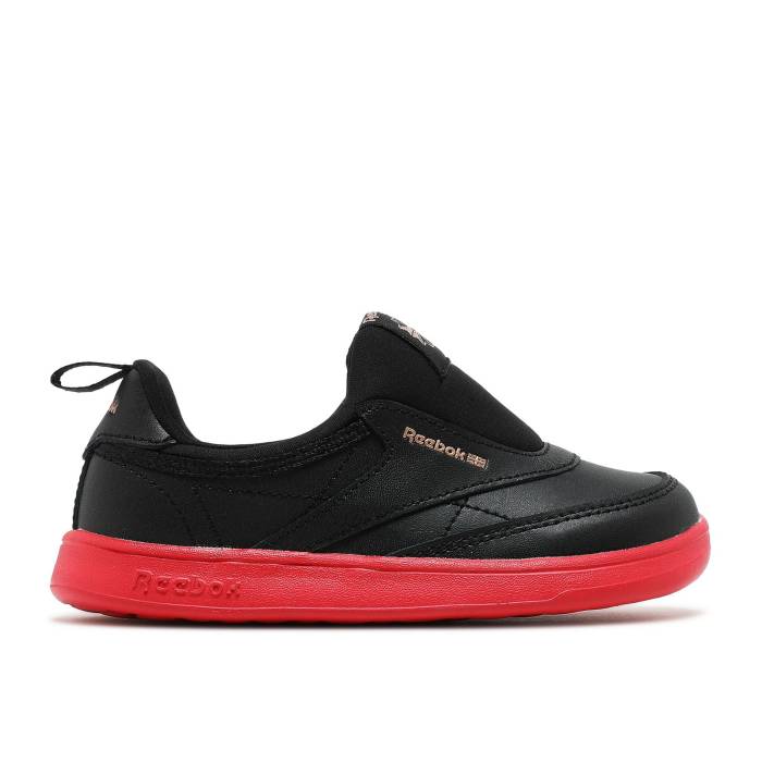 ꡼ܥå Reebok  Cardi B X Club C Slip-On 3 Toddler 'Black Vector Red' I...