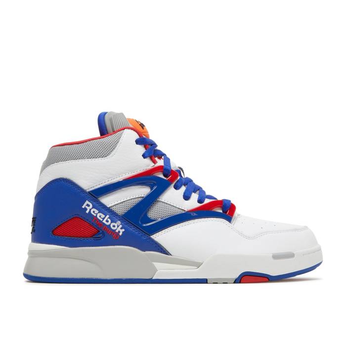 リーボック Reebok 【 Pump Omni Zone 2 'Tricolor' Men White/Red/Blue 】 ポンプ オムニ zone ゾーン 靴 メンズ靴 スニーカー メンズ 白色 ホワイト Red 赤・レッド 青色 ブルー