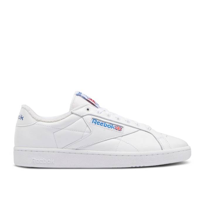 リーボック Reebok 【 Club C 85 Grounds 'White Vector Blue' Men Footwear White/Vector Blue/Vector Red 】 クラブ 靴 メンズ靴 スニーカー メンズ 白色 ホワイト 青色 ブルー Red 赤・レッド