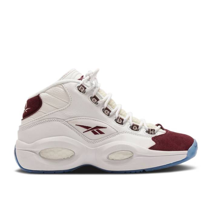 リーボック Reebok 【 Packer Shoes X Question Mid 'Burgundy' Men Footwear White/Footwear White/Maroon 】 シューズ 運動靴 Question クエスチョン ミッド 靴 メンズ靴 スニーカー メンズ 白色 ホワイト マルーン