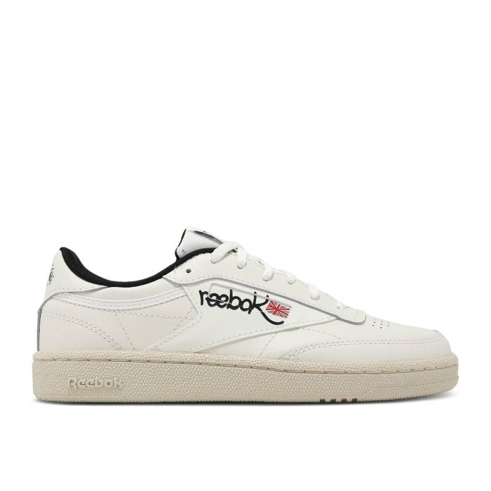 リーボック Reebok 【 Club C 85 'Graffiti Pack - Chalk Paper White' Men Chalk/Paperwhite/Core Black 】 クラブ 靴 メンズ靴 スニーカー メンズ コア 黒色 ブラック