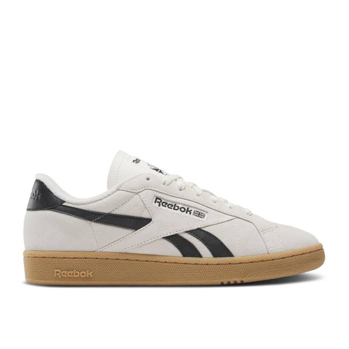 リーボック Reebok 【 Club C Grounds Uk 'Chalk Black Gum' Men Chalk/Core Black/Rubber Gum 04 】 クラブ 黒色 ブラック 靴 メンズ靴 スニーカー メンズ コア 黒色 ブラック ラバー