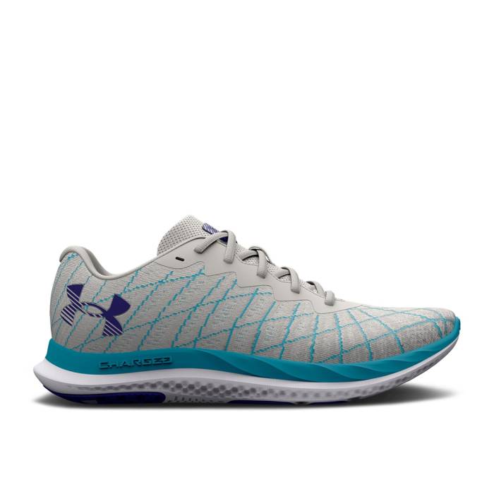 ޡ Under Armour  Wmns Charged Breeze 2 'Grey Mist Blue Surf' Wo...