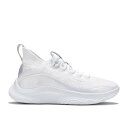 Curry Brand 【 Curry Flow 8 Gs 'White Iridescent' Youth White/White 】 カリー フローレス キッズ ベビー マタニティ キッズファッション 靴 スニーカー ジュニア キッズ 白色 ホワイト