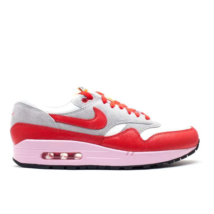 ʥ Nike  W's Air Max 1 Vntg 'Vintage' Women Sail/Hyper Red/Start Gre...