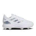 アディダス Adidas 【 Sis Bates X Adizero Purehustle 3 J 'Remember To Have Fun' Youth Cloud White/Silver Metallic/Team Solar Yellow 】 アディゼロ キッズ ベビー マタニティ キッズファッション 靴 その他 ジュニア キッ