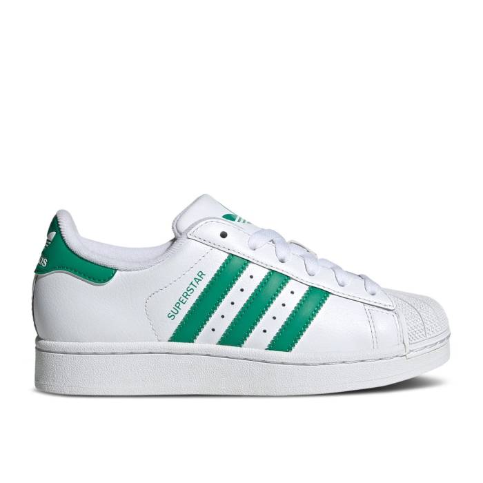 ǥ Adidas  Superstar 2 J 'White Court Green' Youth Cloud White/Cou...