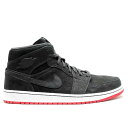 ナイキ エアジョーダン Air Jordan 【 Jordan 1 Mid Nouveau 'Black Red' Men Black/Black-Gym Re...