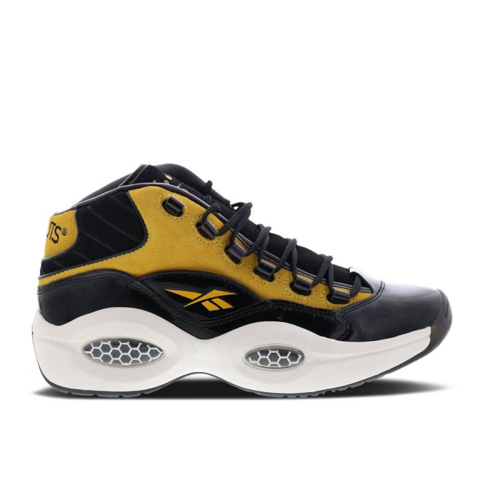リーボック Reebok 【 Bait X Peanuts X Question Mid 'Black Boldly Yellow' Men Core Black/Boldly Y..