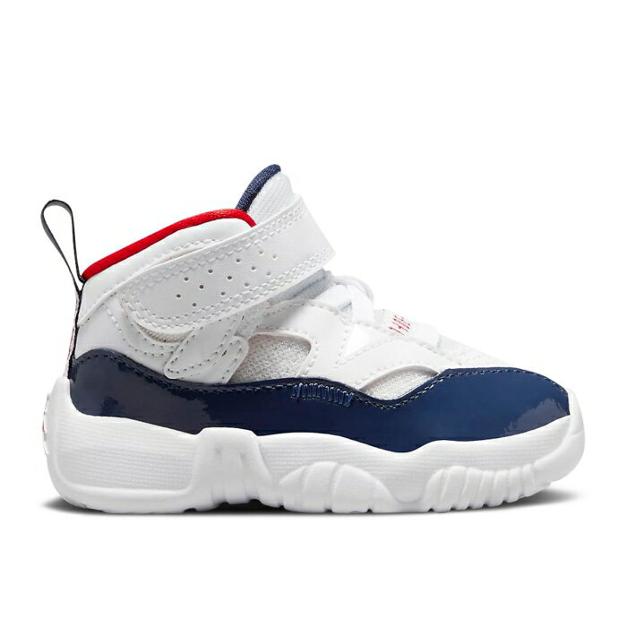 ナイキ エアジョーダン Air Jordan 【 Jumpman Two Trey Td 'Usa' Infant White/University Red/Navy 】 Jumpman ジャンプマン キッズ ベビー マタニティ ベビーファッション 靴 スニーカー ベビー 白色 ホワイト Re