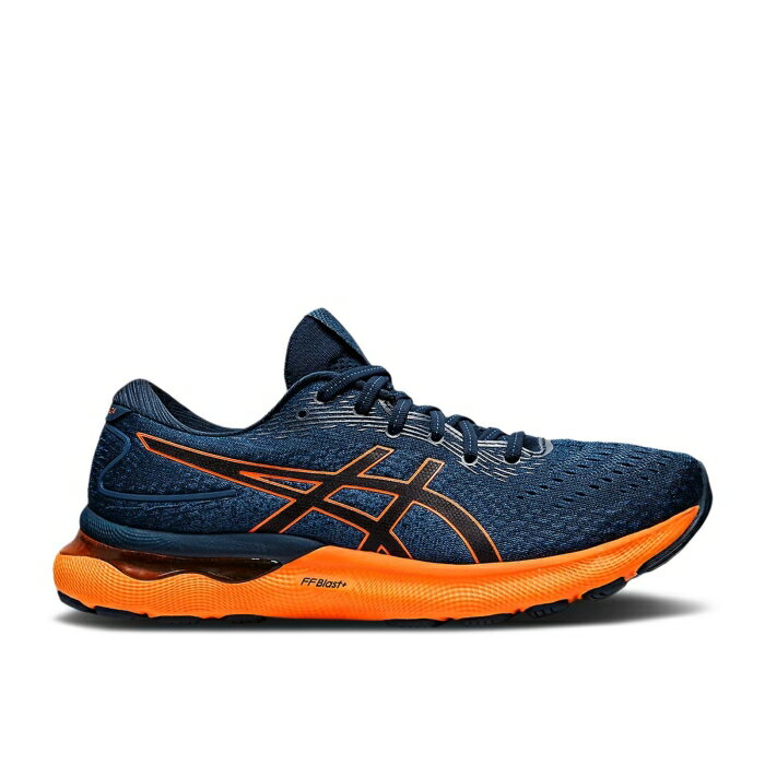 アシックス Asics 【 Gel Nimbus 24 'French Blue Shocking Orange' Men French Blue/Shocking Orange 】 青色 ブルー 靴 メンズ靴 スニーカー メンズ 青色 ブルー orange 橙・オレンジ