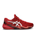 アシックス Asics 【 Court Ff 3 Novak Clay 'Cranberry' Men Cranberry/White 】 コート 靴 メンズ靴...