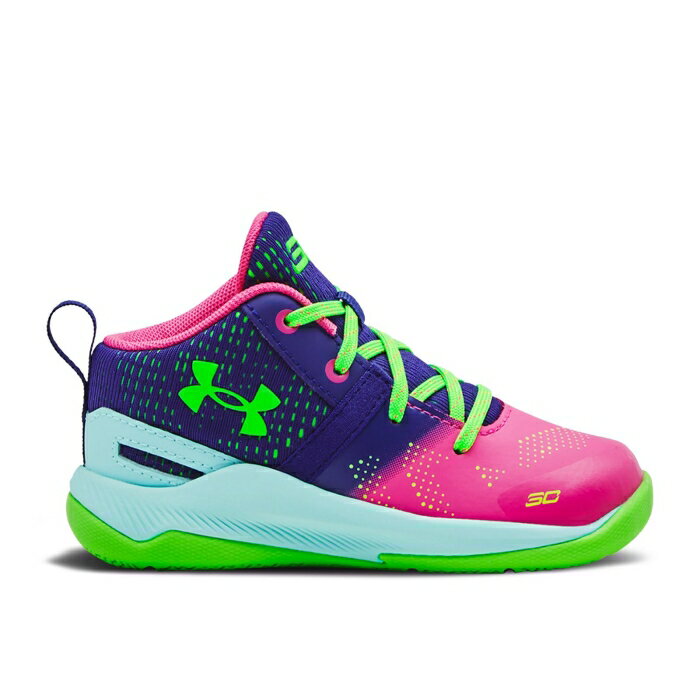 アンダーアーマー Under Armour 【 Curry 2 Retro Td 'Northern Lights' 2022 Infant 】 カリー レトロ キッズ ベビー マタニティ ベビーファッション 靴 スニーカー ベビー