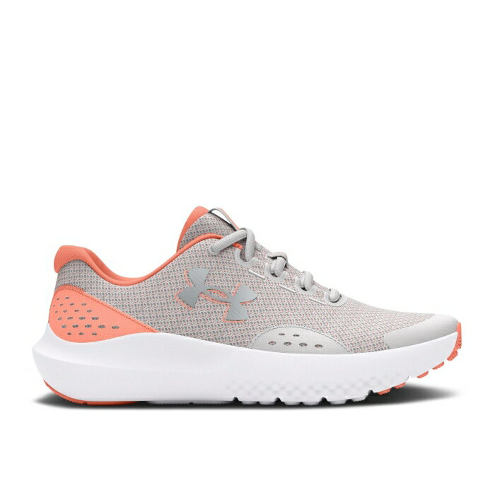 ޡ Under Armour  Surge 4 Gs 'Distant Grey Flare Orange' Youth D...