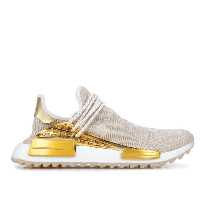 ǥ Adidas  Pharrell X Nmd Hu Trail 'Happy' China Exclusive Men Gold Metallic...
