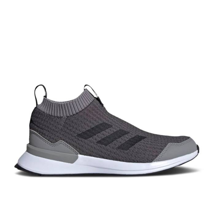 ǥ Adidas  Rapidarun Ll J 'Grey Black' Youth Grey Four/Core Black/...
