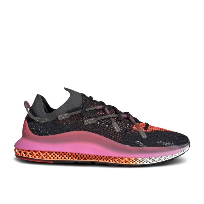 アディダス Adidas 【 4D Fusio 'Black Pink' Men Core Black/Grey Six/Dove Grey 】 靴 メンズ靴 スニーカー メンズ コア 黒色 ブラック 灰色 グレー