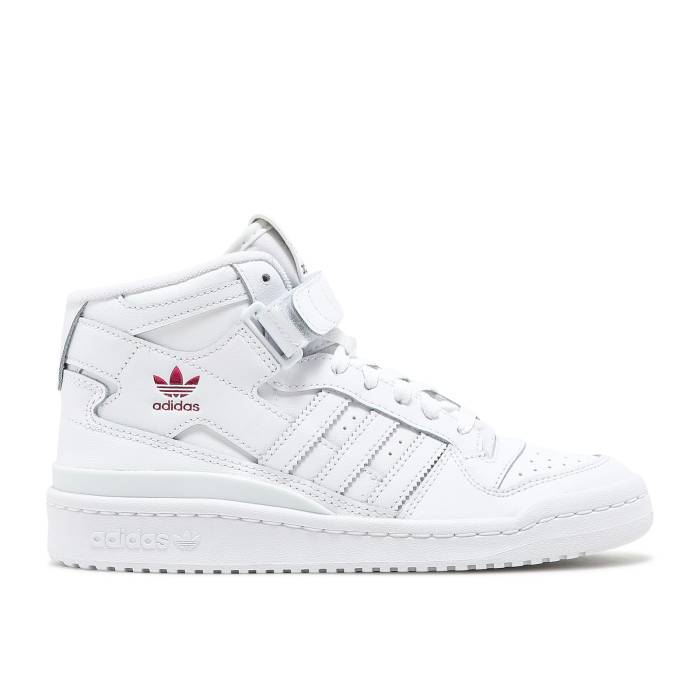 ǥ Adidas  Wmns Forum Mid 'White Shock Pink' Women Cloud White/Clo...
