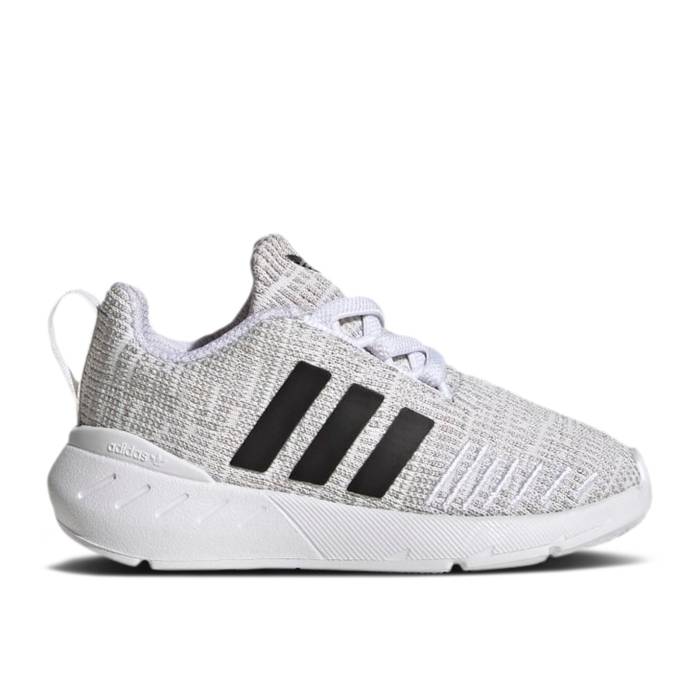 ǥ Adidas  Swift Run 22 I 'White Grey' Infant Cloud White/Core Bla...