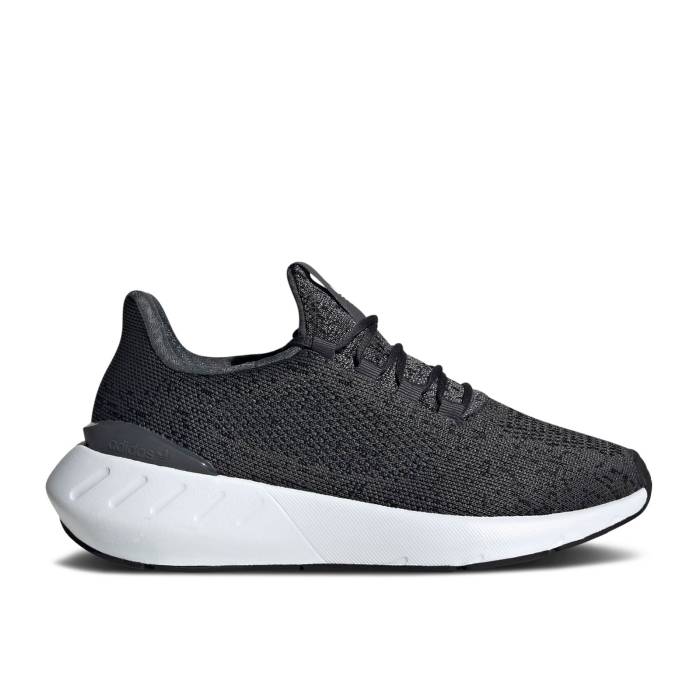 ǥ Adidas  Swift Run 22 J 'Grey Black' Youth Grey Six/Core Black/G...