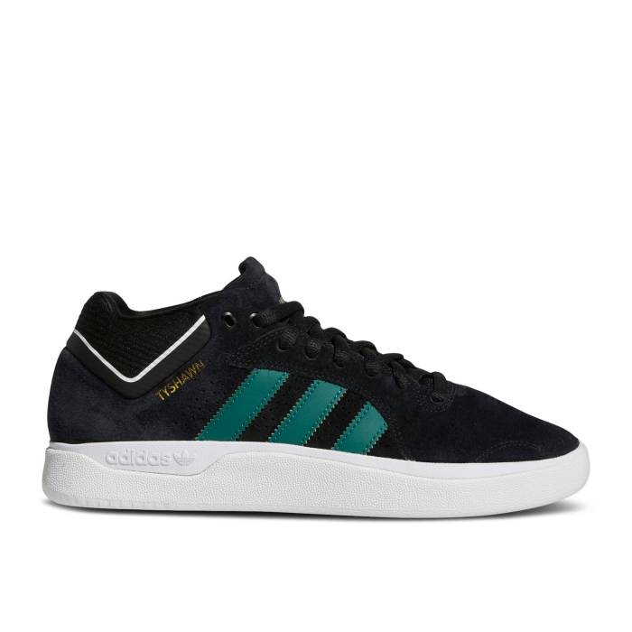 アディダス Adidas 【 Tyshawn 'Black Collegiate Green' Men Core Black/Collegiate Green/Cloud White 】 靴 メンズ靴 スニーカー メンズ コア 黒色 ブラック green 緑・グリーン 白色 ホワイト