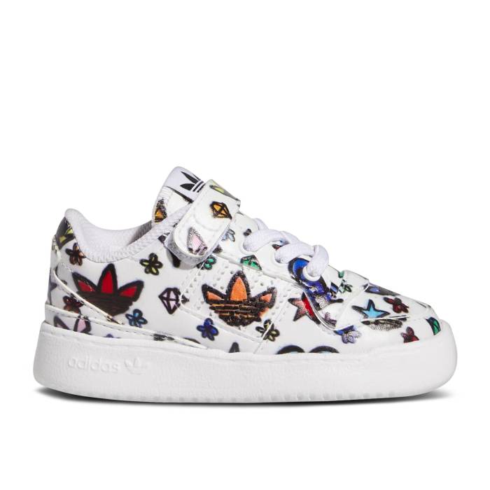 ǥ Adidas  Jeremy Scott X Forum 84 Low I 'Monogram' Infant Cloud W...